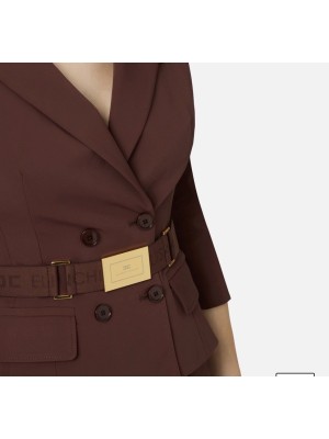 Giacca Elisabetta Franchi -Giacca con cintura